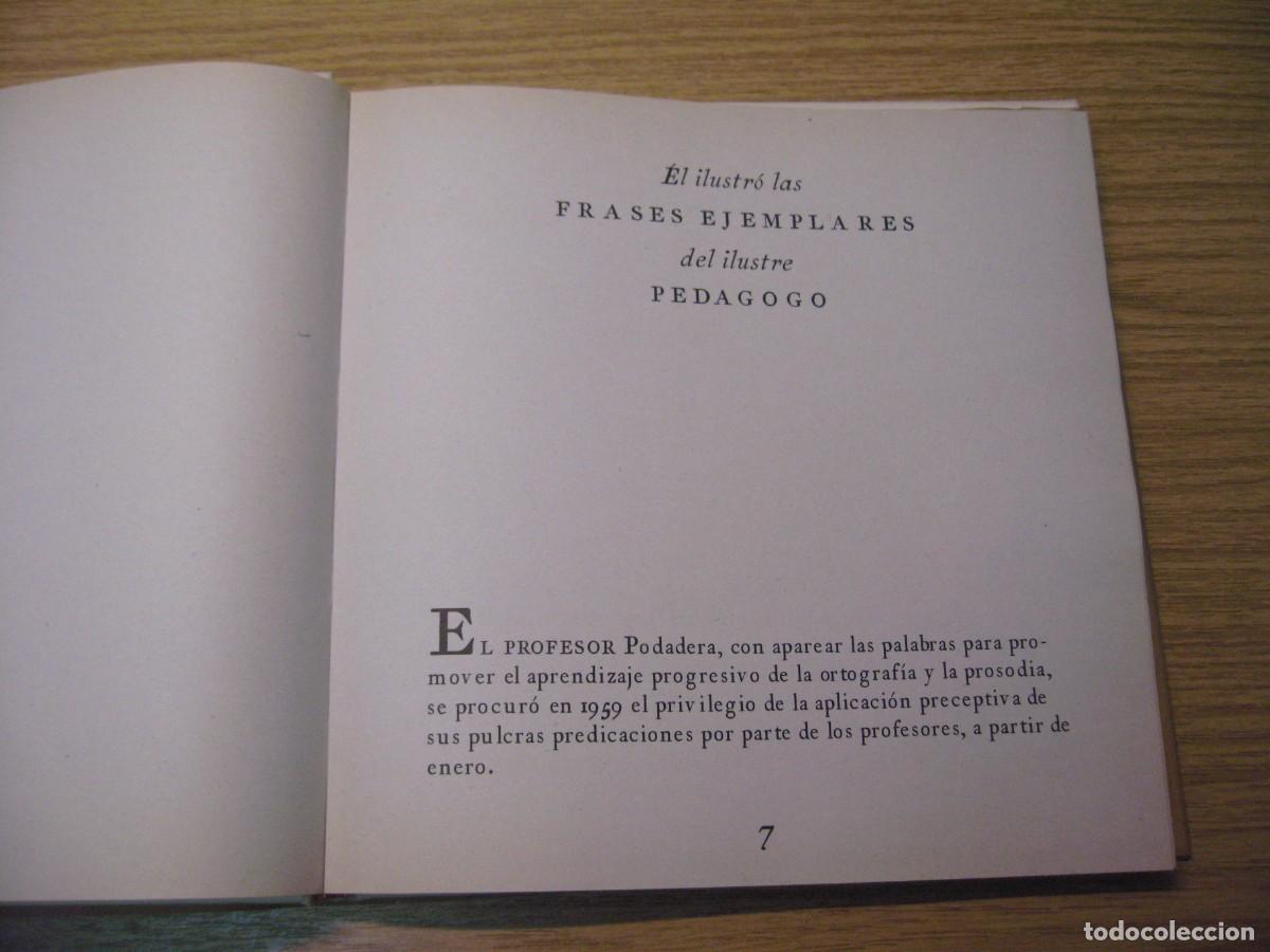 Libros de segunda mano: JUAN BERRIO. EJERCICIOS DE ILUSTRACION SOBRE TEXTOS DE ORTOGRAFIA PRACTICA. LUIS MIRANDA PODADERA - Foto 5