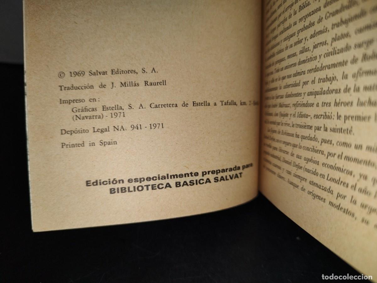 Libros de segunda mano: 77- ROBINSON CRUSOE - DANIEL DEFOE - Foto 4