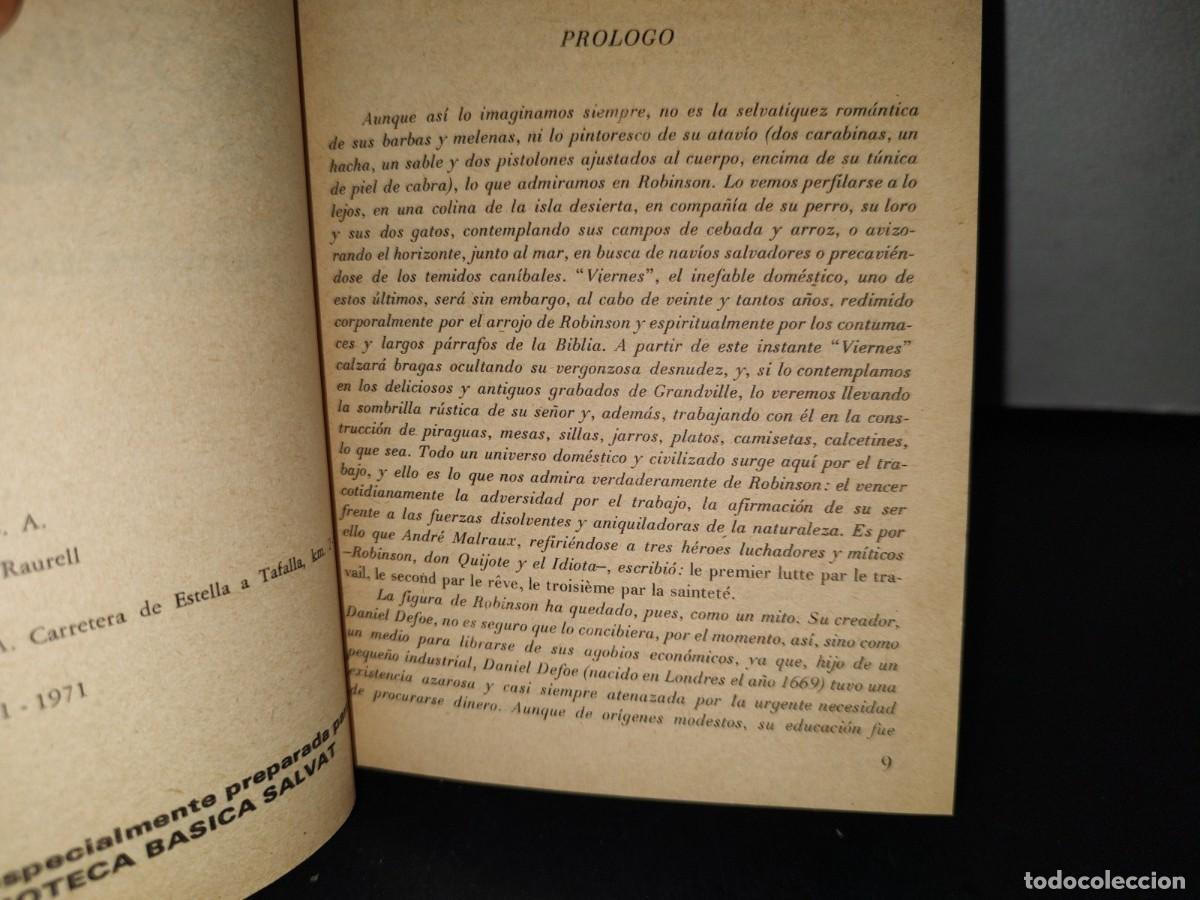Libros de segunda mano: 77- ROBINSON CRUSOE - DANIEL DEFOE - Foto 5