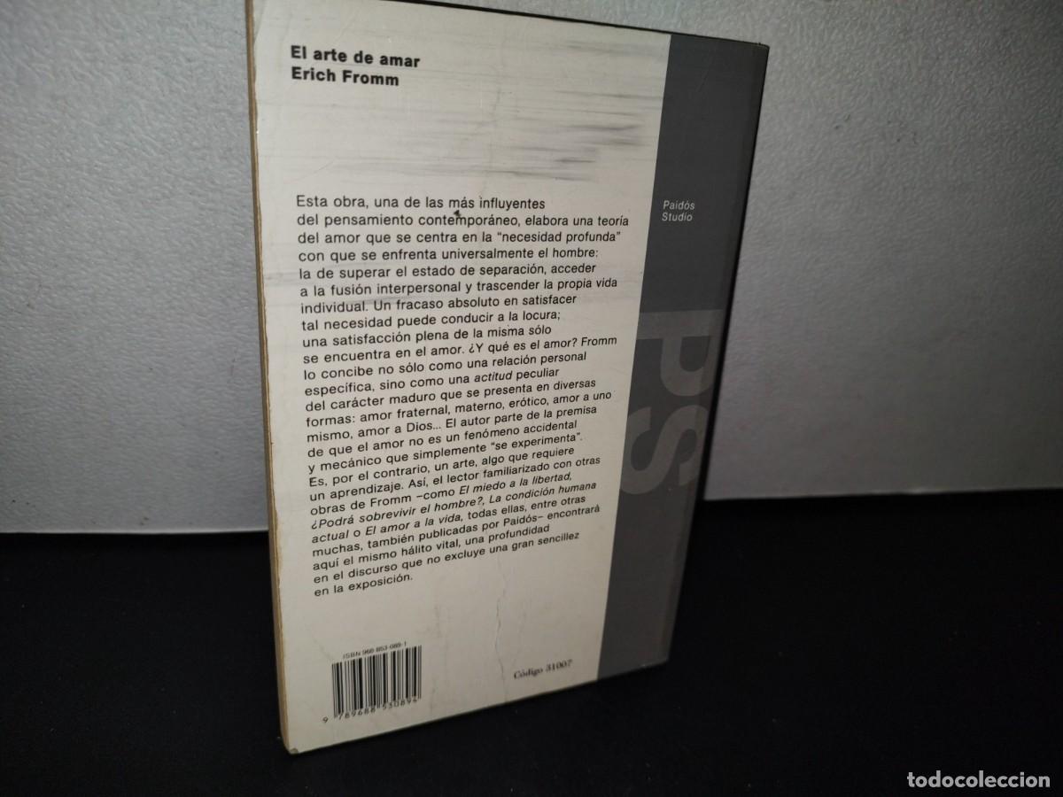 Libros de segunda mano: 77- ERICH FROMM. EL ARTE DE AMAR - Foto 3