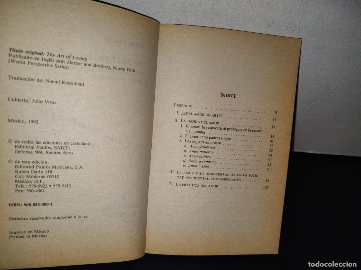 Libros de segunda mano: 77- ERICH FROMM. EL ARTE DE AMAR - Foto 5