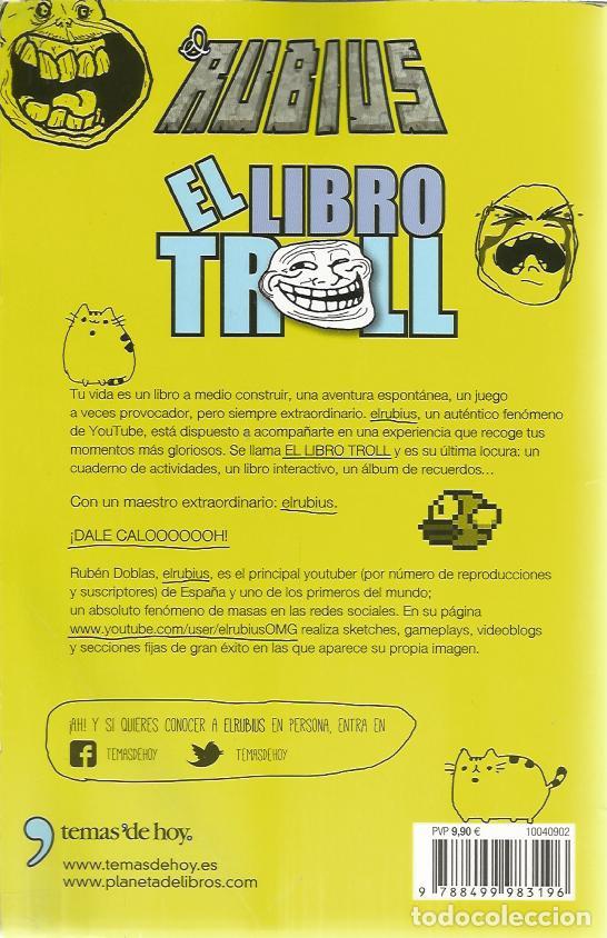 Libros de segunda mano: El libro troll - El Rubius - Foto 2