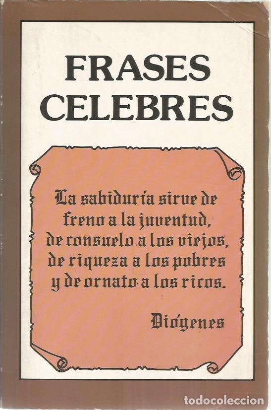 Libros de segunda mano: Frases celebres - Caudet Yarza, F. - Foto 1