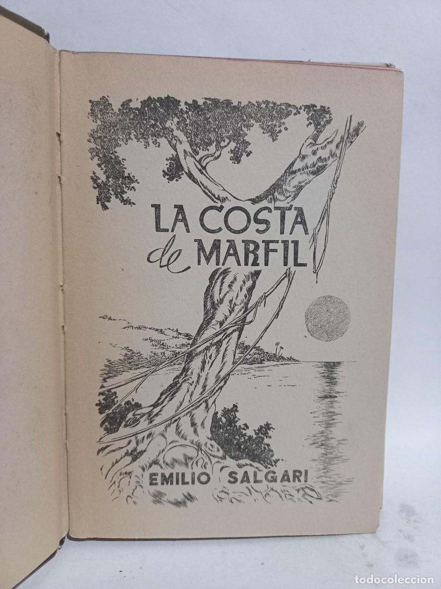Libros de segunda mano: Emilio Salgari - La Costa de Marfil - 1956 - Foto 2