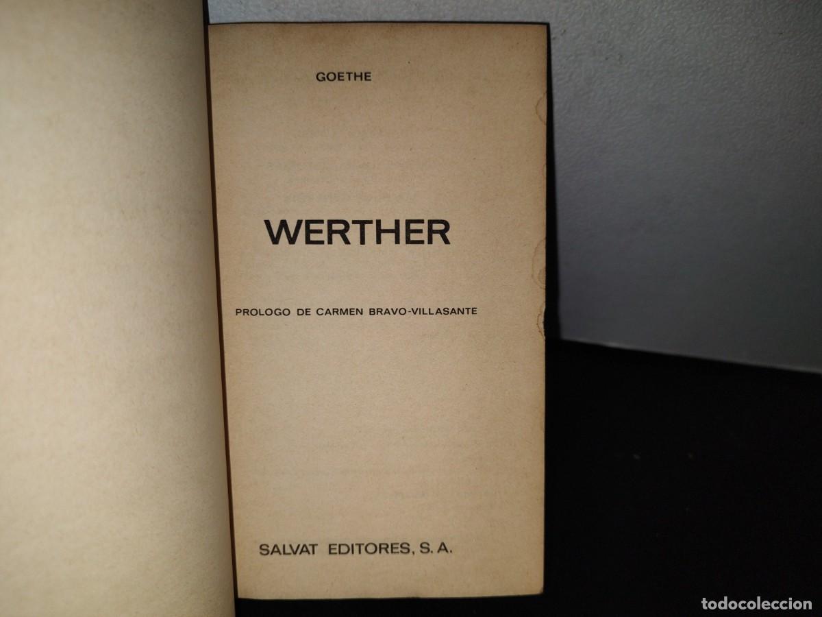 Libros de segunda mano: 78- WERTHER - GOETHE - BIBLIOTECA B&Aacute;SICA SALVAT - Foto 4