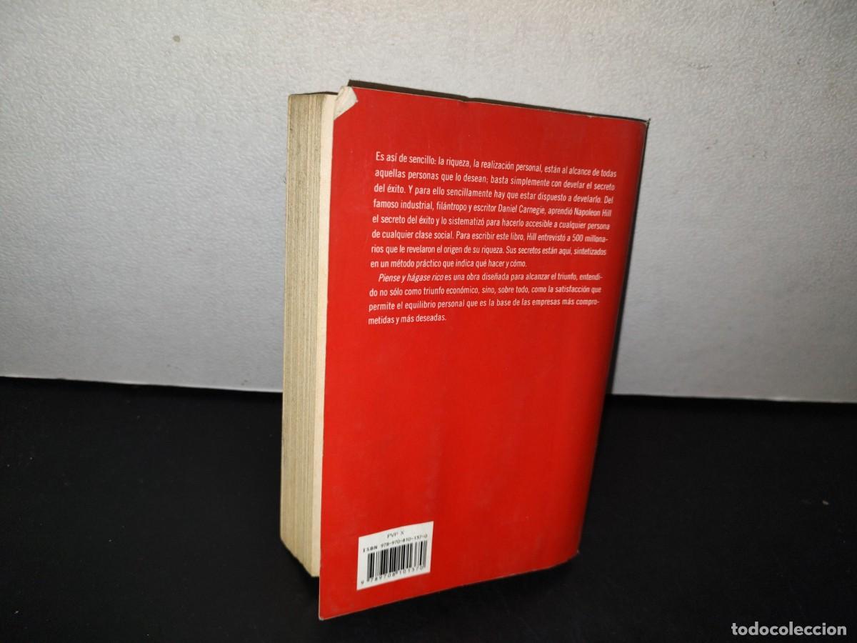 Libros de segunda mano: 78- PIENSE Y H&Aacute;GASE RICO - NAPOLEON HILL - Foto 3