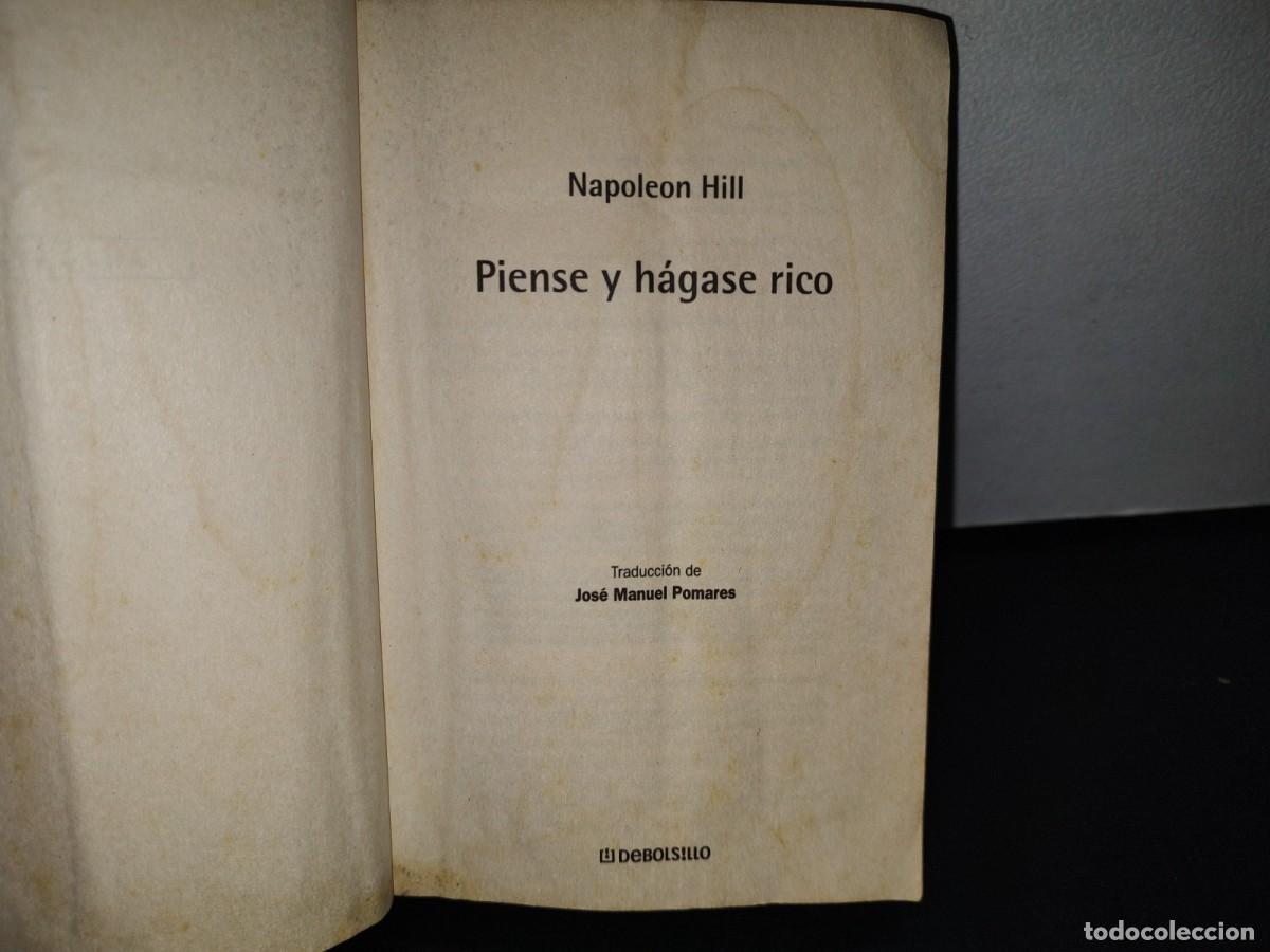 Libros de segunda mano: 78- PIENSE Y H&Aacute;GASE RICO - NAPOLEON HILL - Foto 5