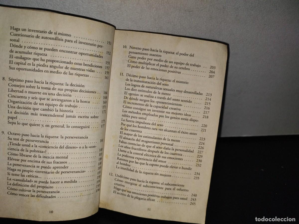 Libros de segunda mano: 78- PIENSE Y H&Aacute;GASE RICO - NAPOLEON HILL - Foto 8