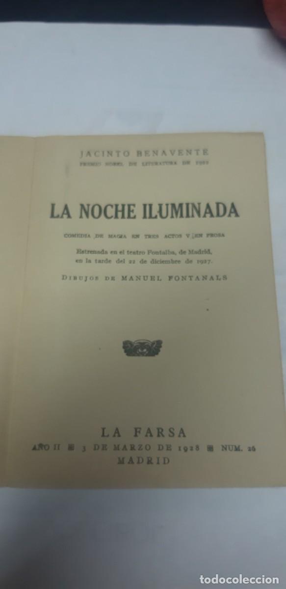 Libros de segunda mano: La Noche Iluminada de Jacinto Benavente - Foto 2