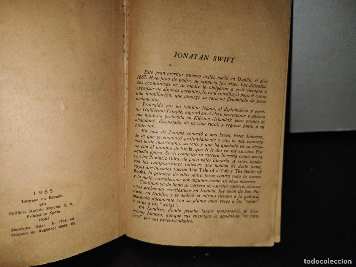 Libros de segunda mano: 78- VIAJES DE GULLIVER - JONATAN SWIFT - 1965 - Foto 4
