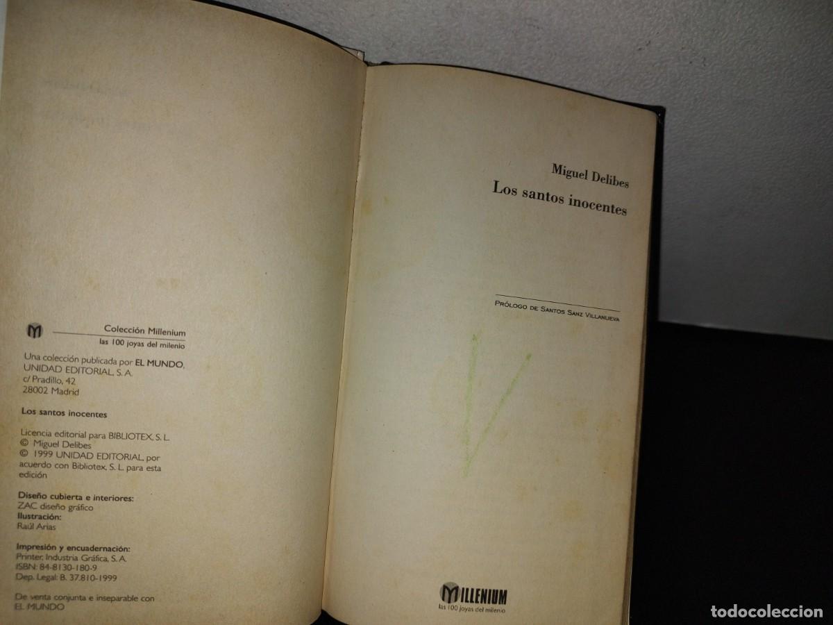 Libros de segunda mano: 78- LOS SANTOS INOCENTES - MIGUEL DELIBES - Foto 4