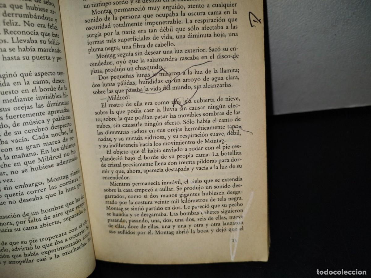 Libros de segunda mano: 78- FAHRENHEIT 451 - RAY BRADBURY - Foto 8