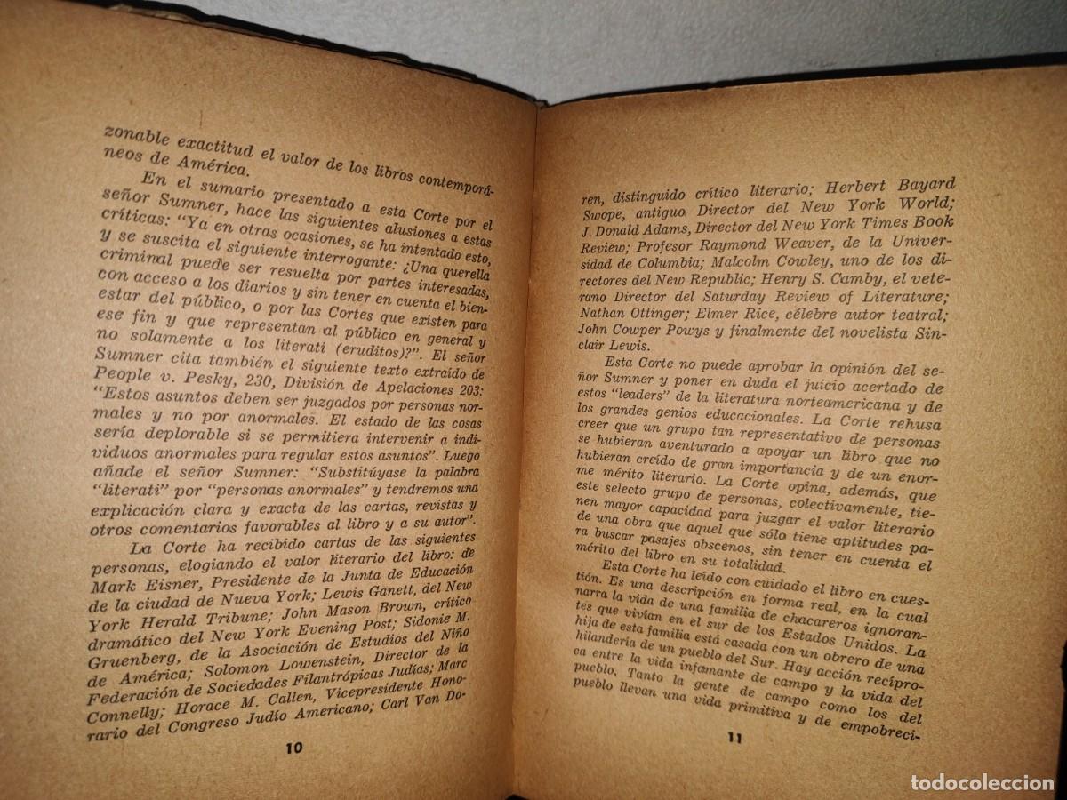 Libros de segunda mano: 78- LA CHACRITA DE DIOS - ERSKINE CALDWELL - 50S - Foto 5