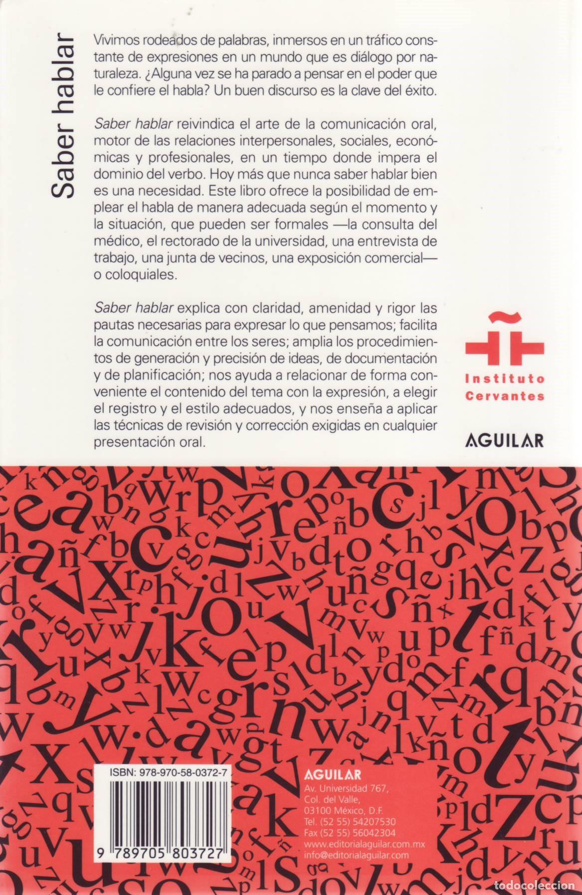 Libros de segunda mano: Saber hablar - Varios autores - Foto 2