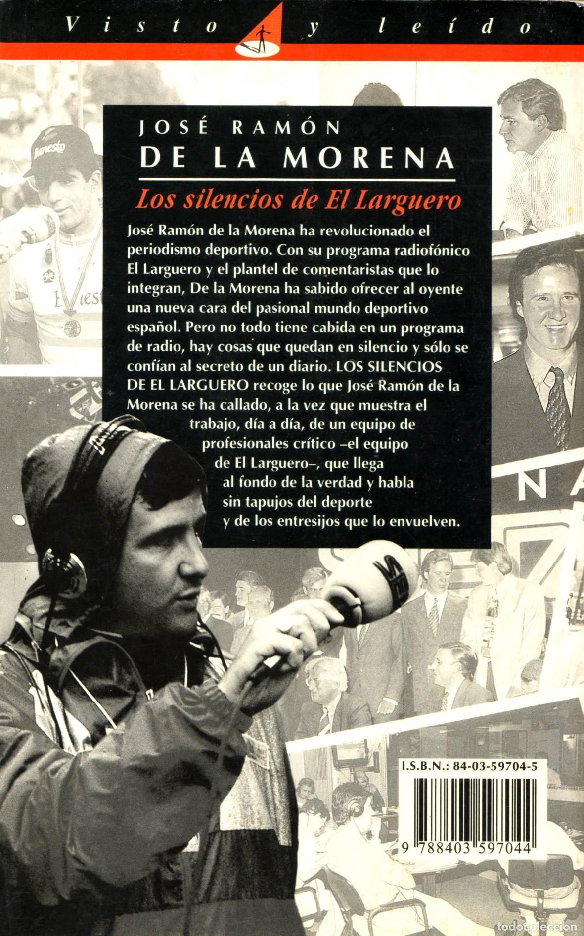 Libros de segunda mano: Los silencios de El larguero - de la Morena, Jose Ramon - Foto 3