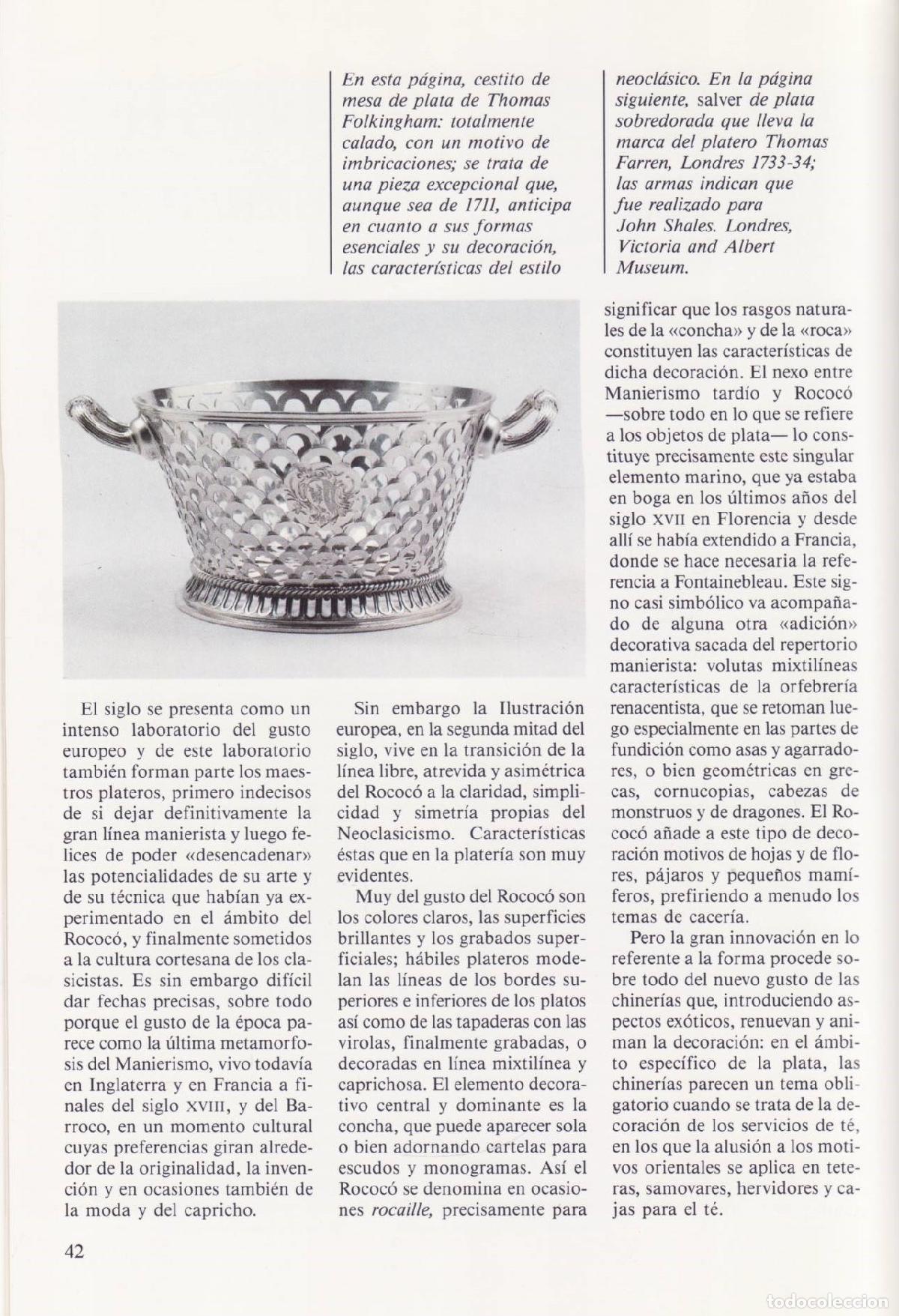 Libros de segunda mano: Plata del siglo XVIII - Varios autores - Foto 2