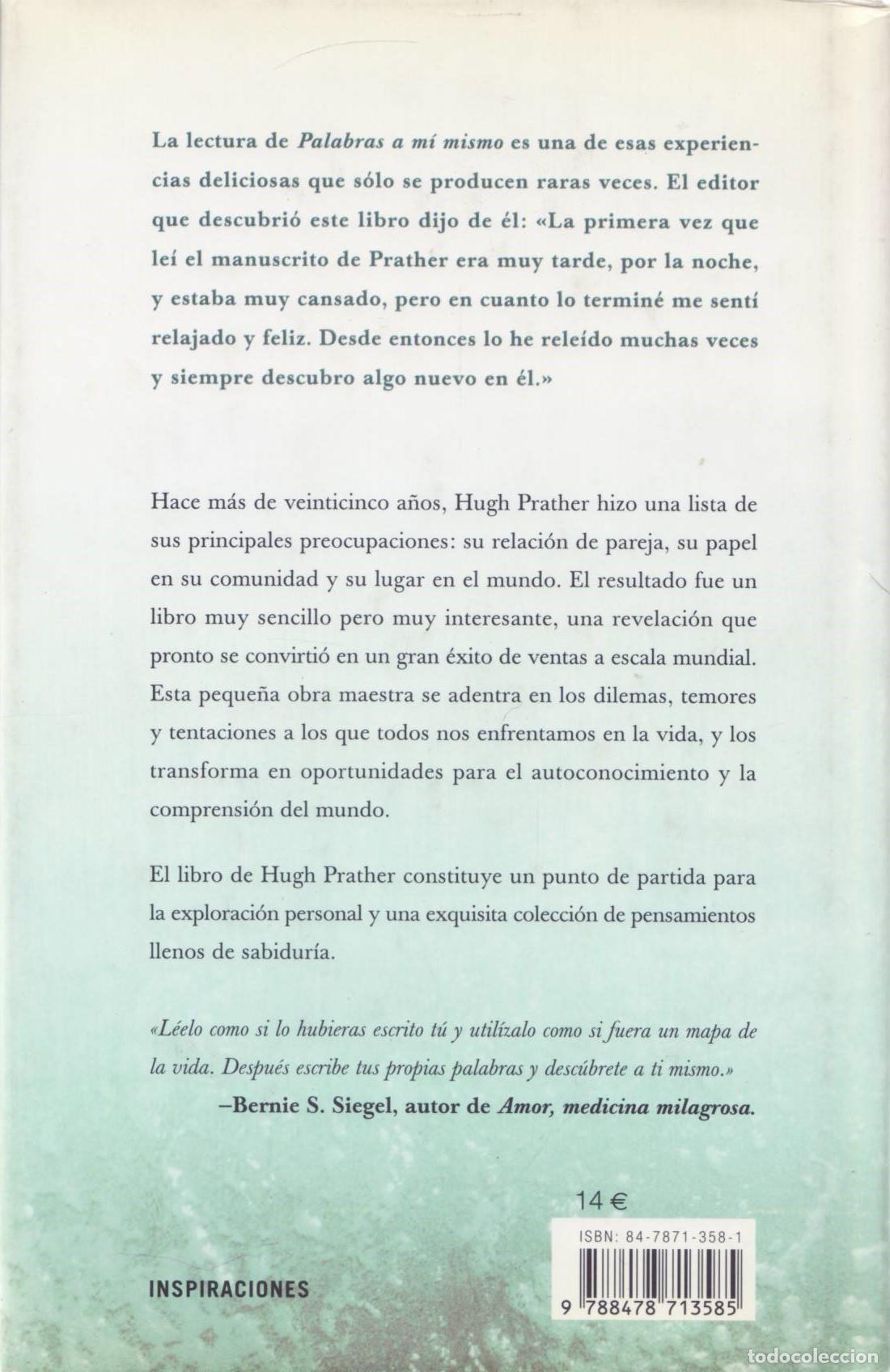 Libros de segunda mano: Palabras a mi mismo - Prather, Hugh - Foto 2