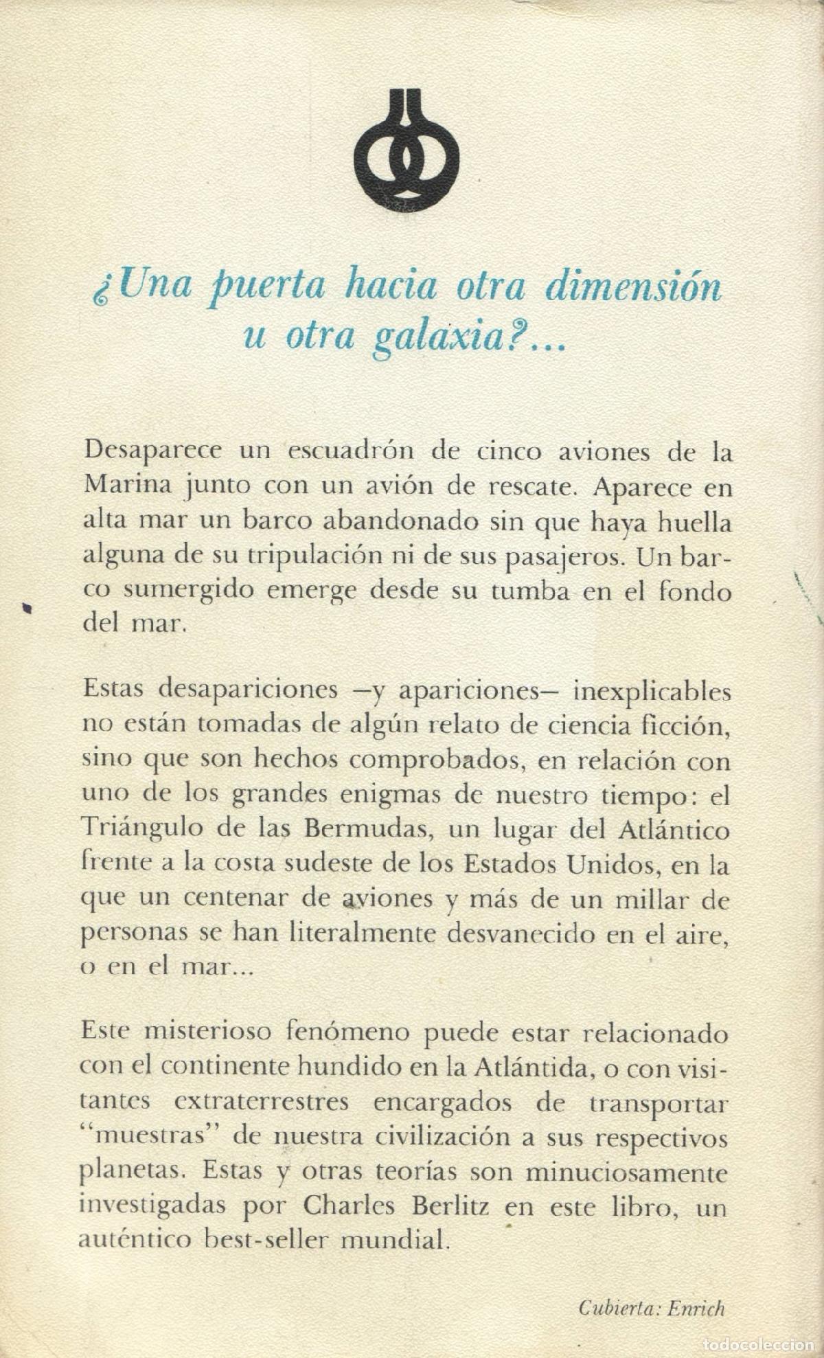 Libros de segunda mano: El triangulo de las Bermudas - Berlitz, Charles - Foto 2