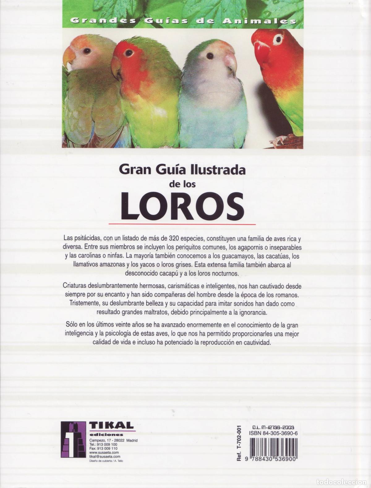 Libros de segunda mano: Gran guia ilustrada de los loros - Watson, Barret - Foto 3