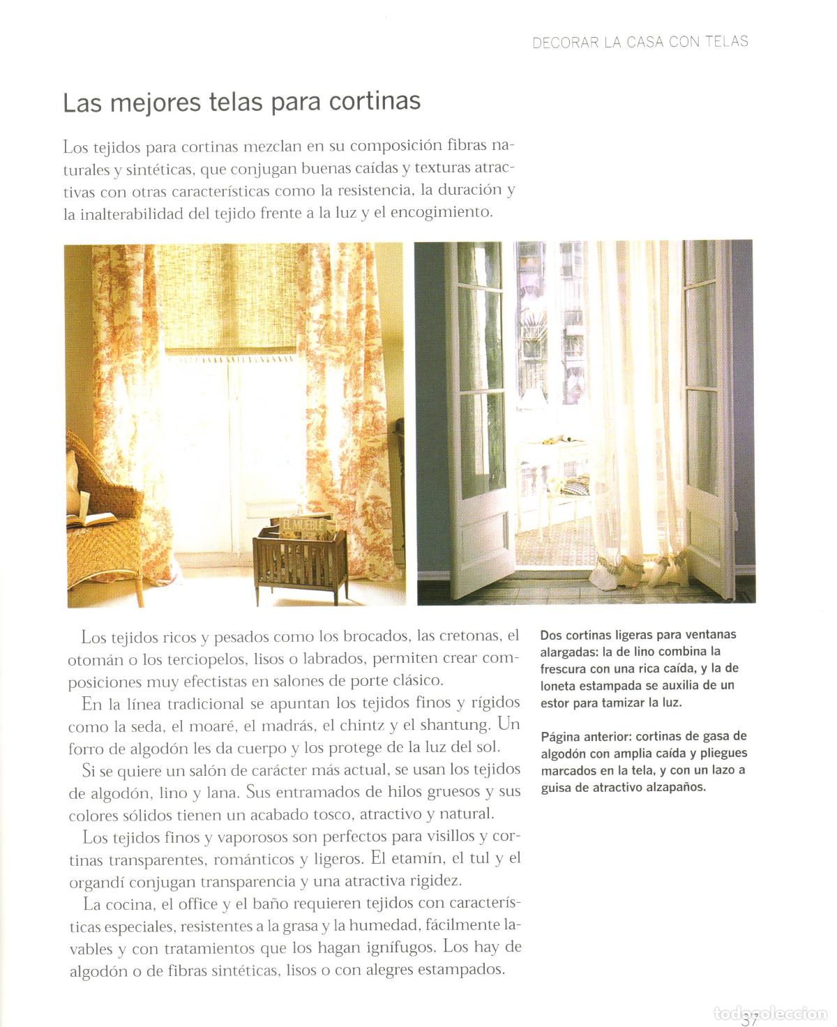 Libros de segunda mano: Decorar con telas - Arjona, Isabel - Foto 3