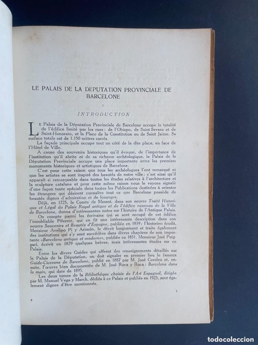 Libros de segunda mano: A&Ntilde;O 1929 - EL PALACIO DE LA DIPUTACION DE BARCELONA libros - Foto 12