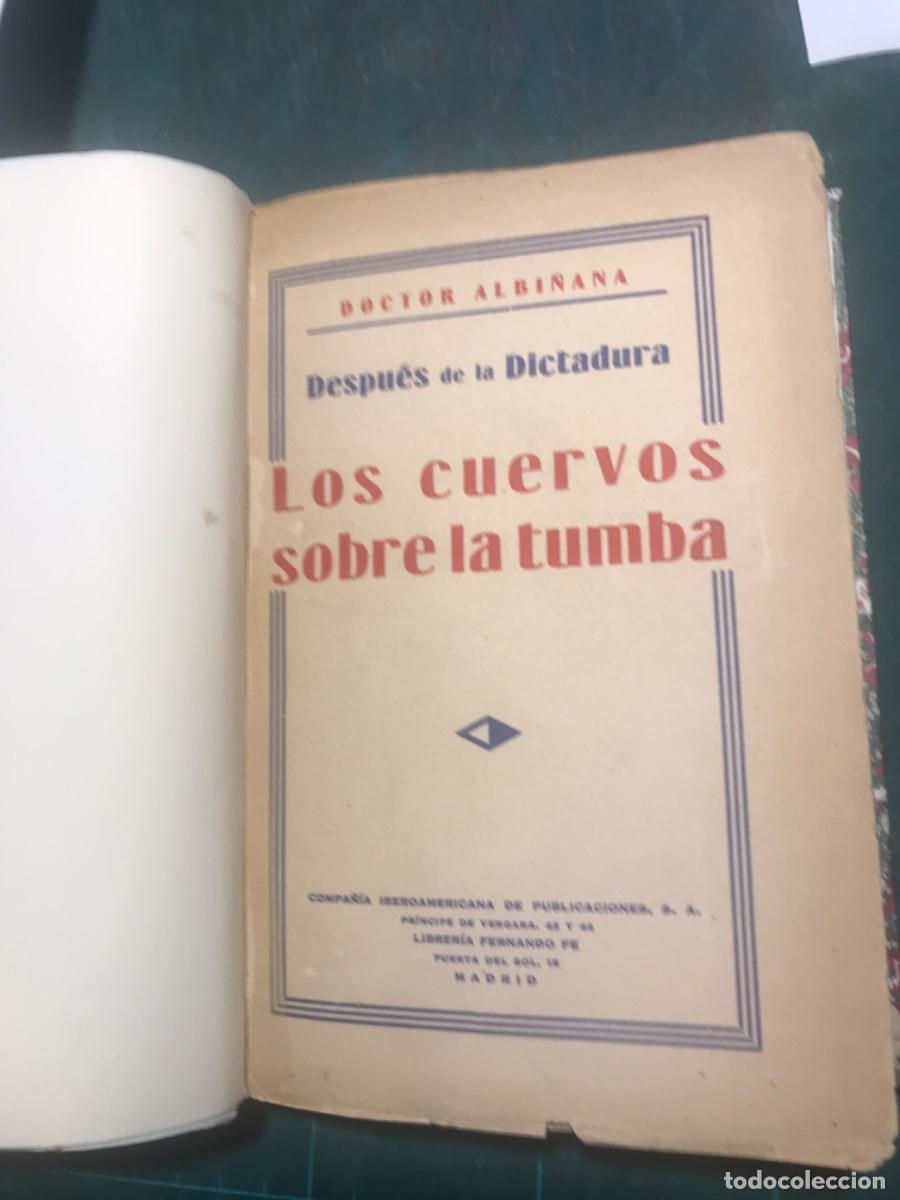 Libros de segunda mano: Los cuervos sobre la timba. Doctor Albi&ntilde;ana - Foto 2