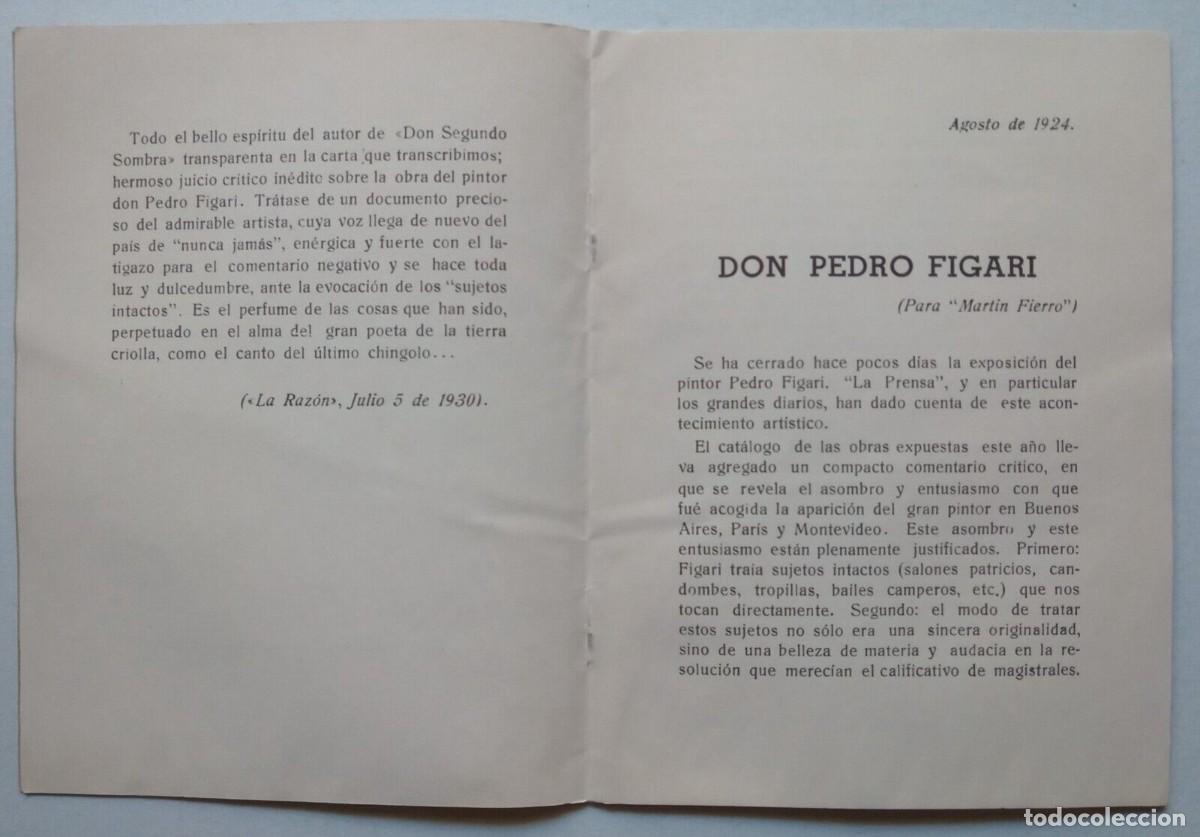 Libros de segunda mano: G&uuml;iraldes, Ricardo - Pedro Figari - (1939) - Foto 2