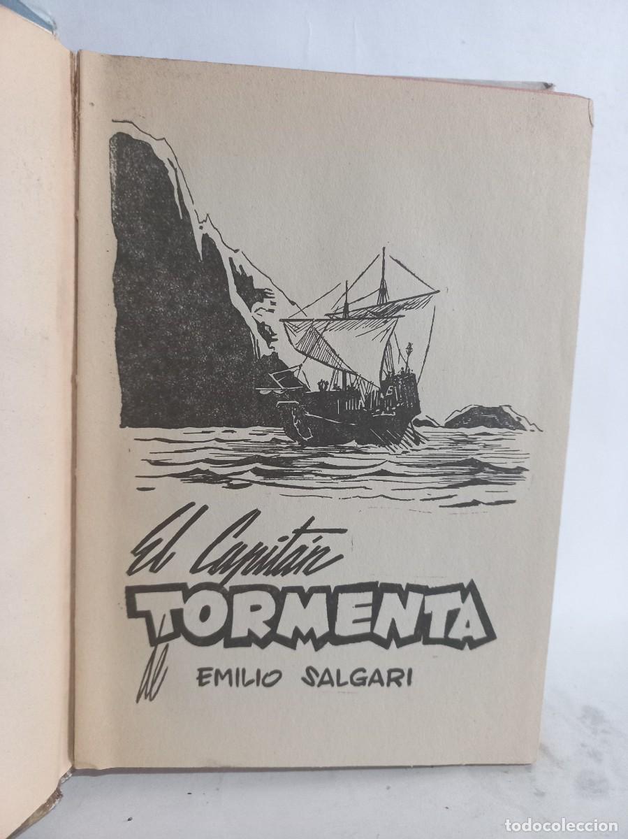 Libros de segunda mano: Emilio Salgari - El Capit&aacute;n Tormenta - 1956 - Foto 2