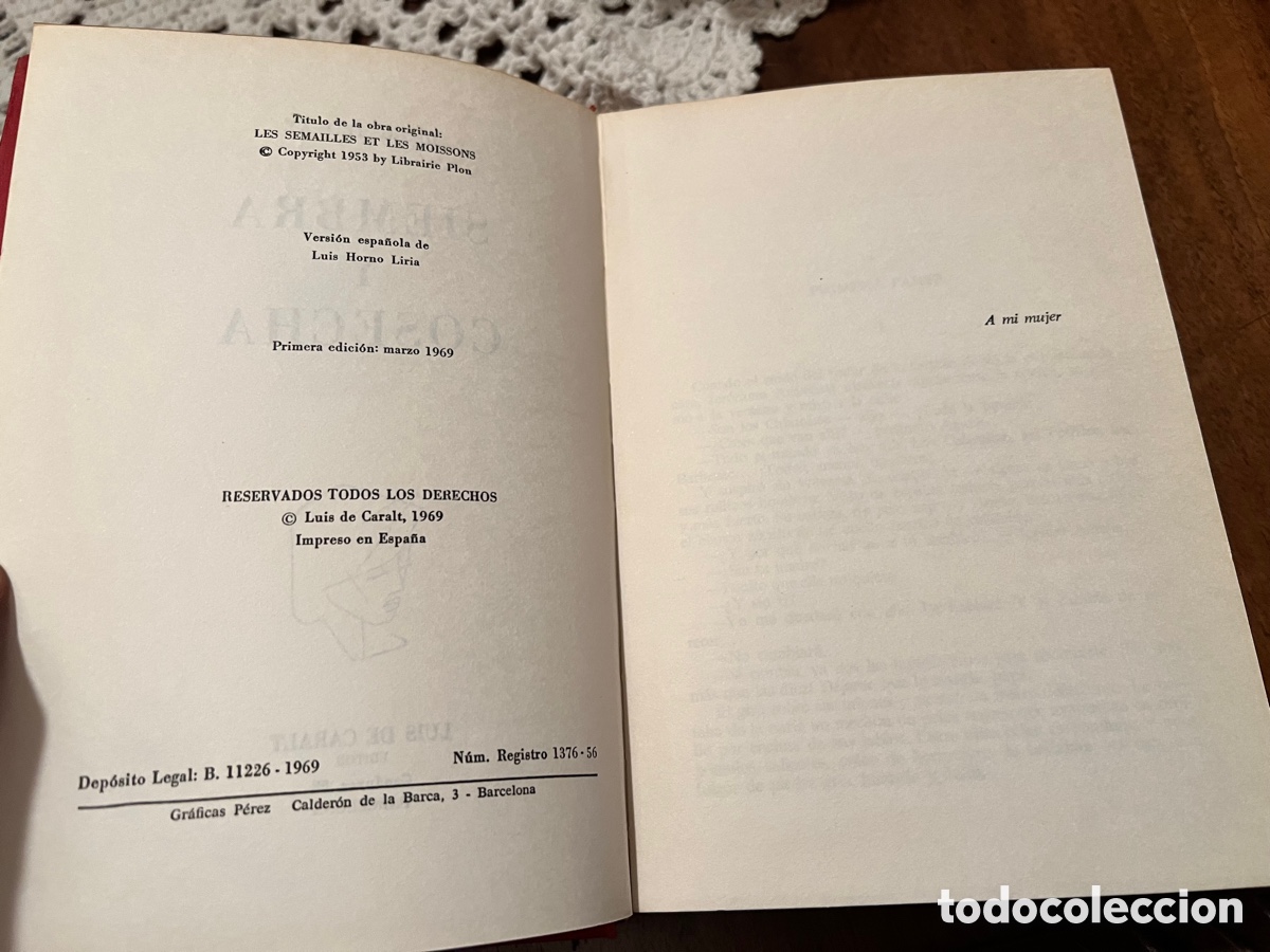 Libros de segunda mano: Siembra y cosecha.- Troyat, Henri - Foto 2