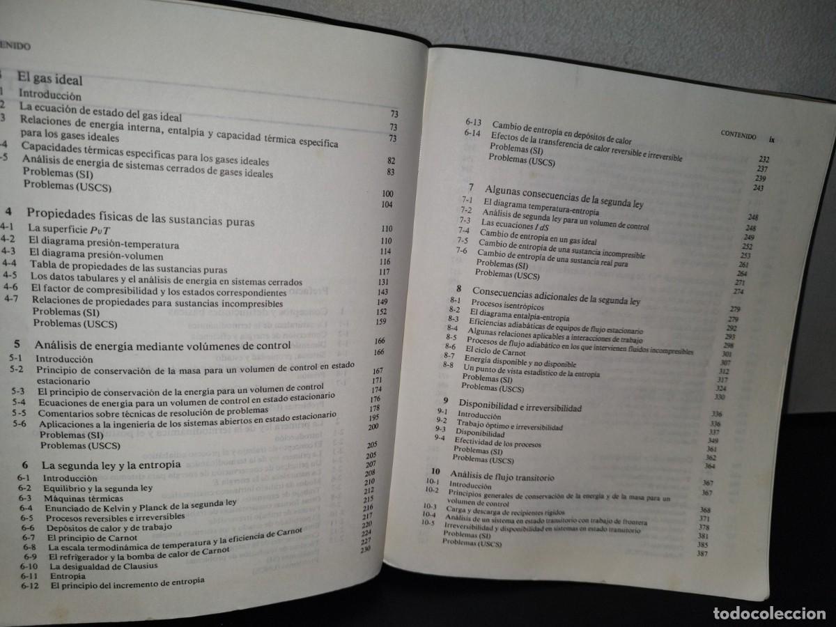Libros de segunda mano: 87-2- TERMODIN&Aacute;MICA - KENNETH WARK, JR. - 5A. ED. 1995 - Foto 8