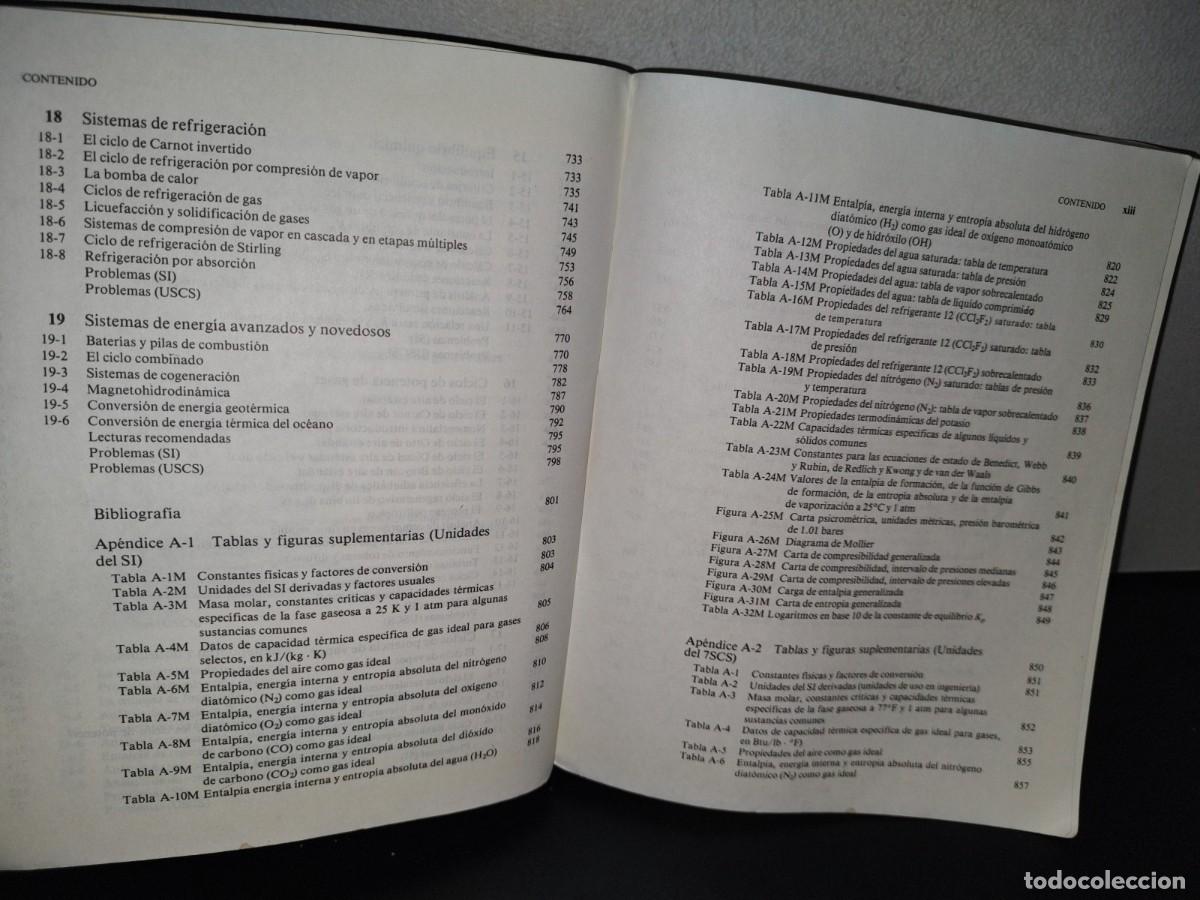 Libros de segunda mano: 87-2- TERMODIN&Aacute;MICA - KENNETH WARK, JR. - 5A. ED. 1995 - Foto 10