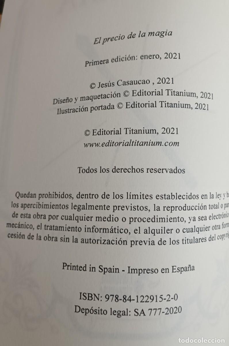 Libros de segunda mano: EL PRECIO DE LA MAGIA - Foto 4