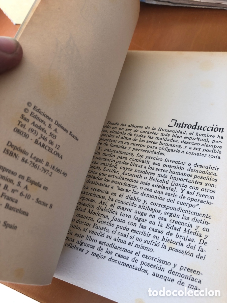 Libros de segunda mano: LIBRO - EL EXORCISMO -LUC SOLINGER-1990 - Foto 4