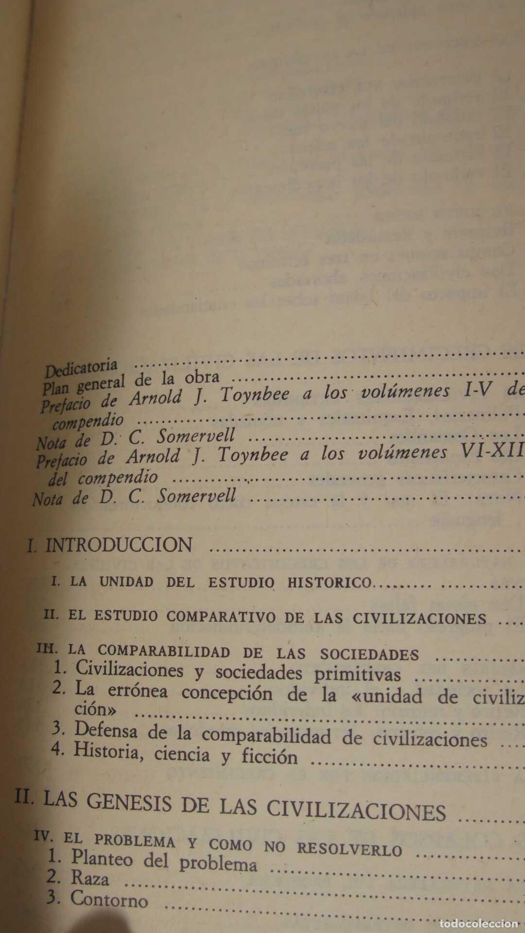 Libros de segunda mano: Estudio de la Historia Compendio I / IV. Toynbee - Foto 2