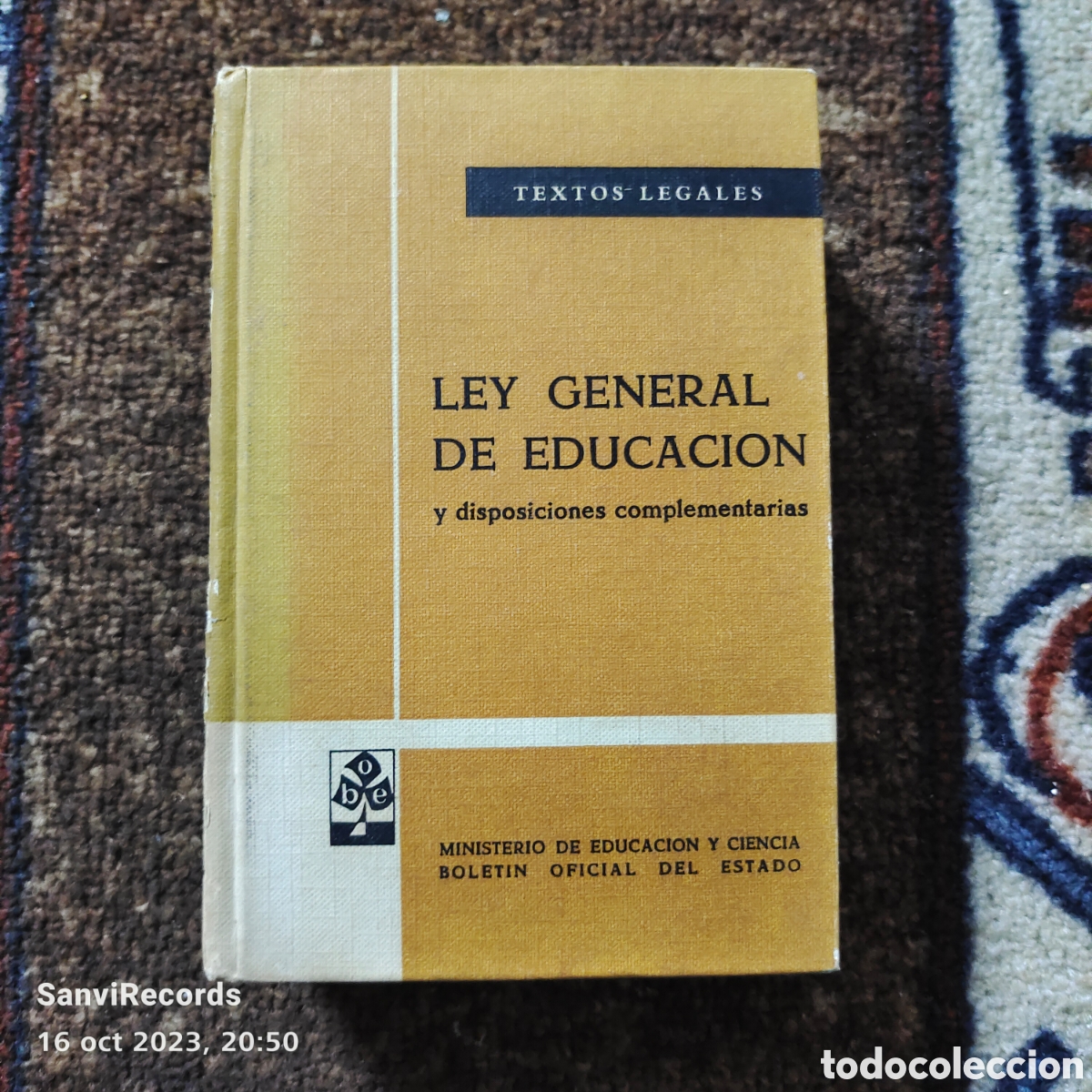 Libros de segunda mano: LEY GENERAL DE EDUCACI&Oacute;N Y DISPOSICIONES COMPLEMENTARIAS, TEXTOS LEGALES - Foto 1