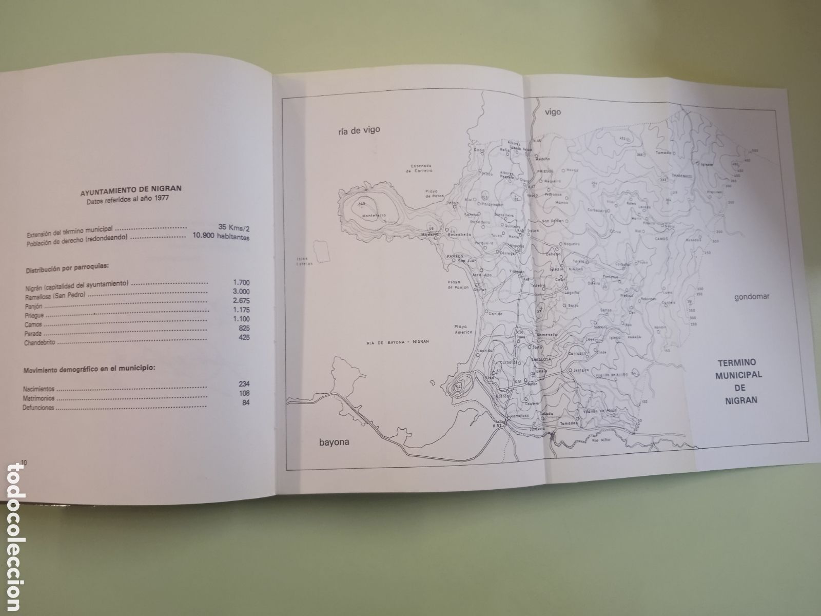 Libros de segunda mano: Nigr&aacute;n &rdquo; Perla de la Costa M&aacute;gica &rdquo;. GALICIA. - Foto 4