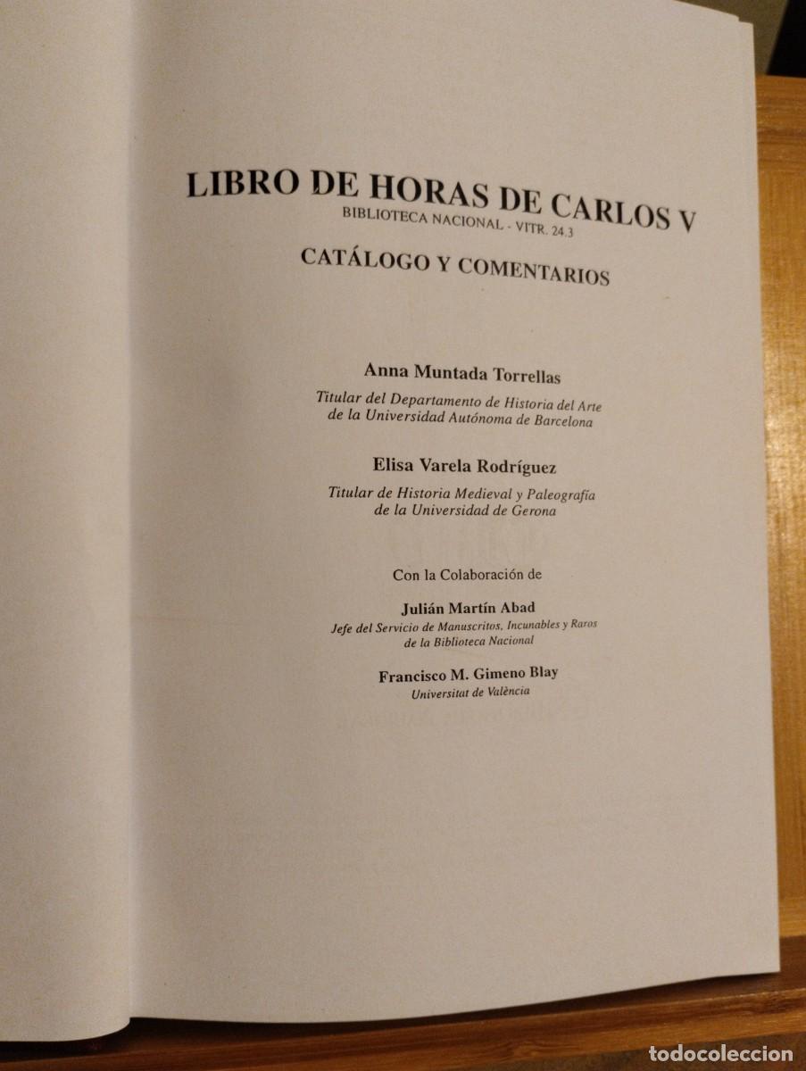 Libros de segunda mano: LIBRO DE HORAS DE CARLOS V - Foto 5