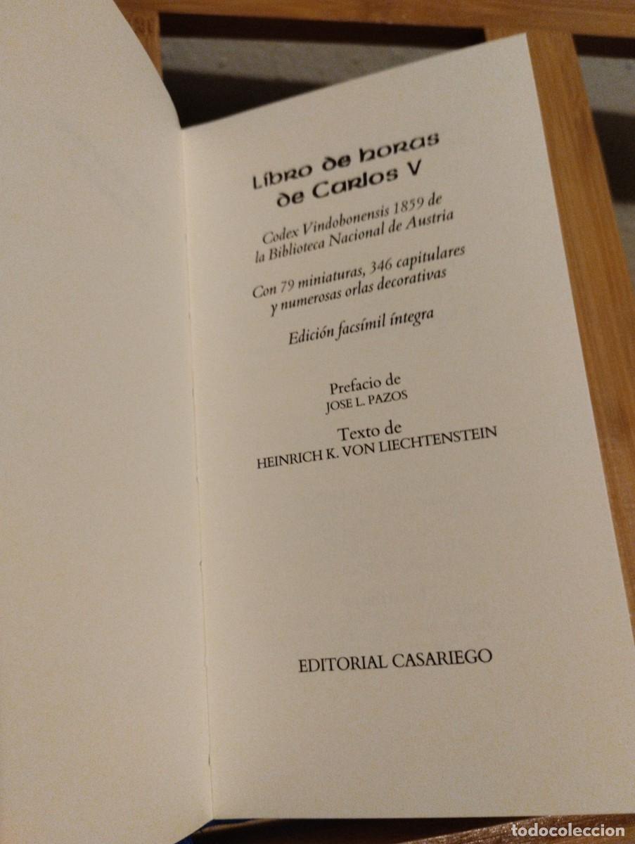 Libros de segunda mano: LIBRO DE HORAS DE CARLOS V - Foto 4