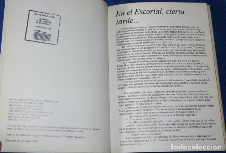 Libros de segunda mano: Cuentos del Romancero - Carmen Conde - Ediciones 29 (1978) - Foto 2