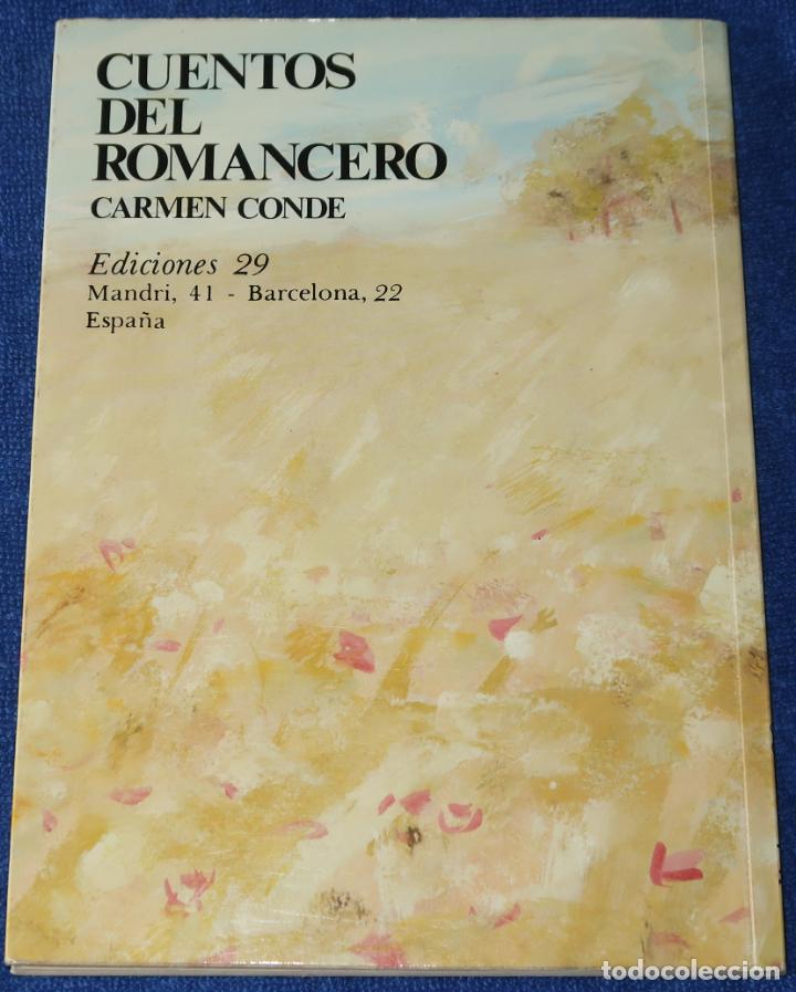 Libros de segunda mano: Cuentos del Romancero - Carmen Conde - Ediciones 29 (1978) - Foto 6