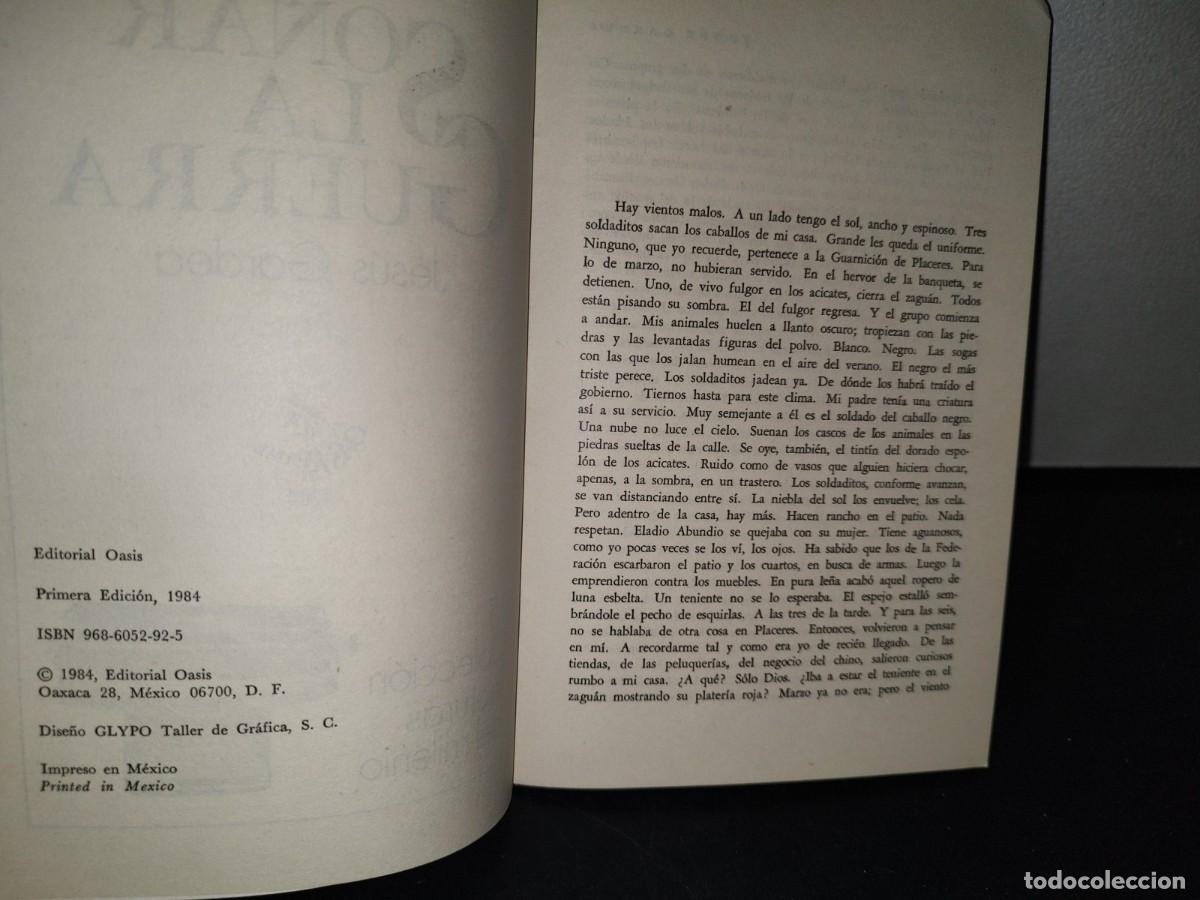Libros de segunda mano: 87-2- SO&Ntilde;AR LA GUERRA - JES&Uacute;S GARDEA - PRIMERA DICI&Oacute;N 1984 - Foto 5