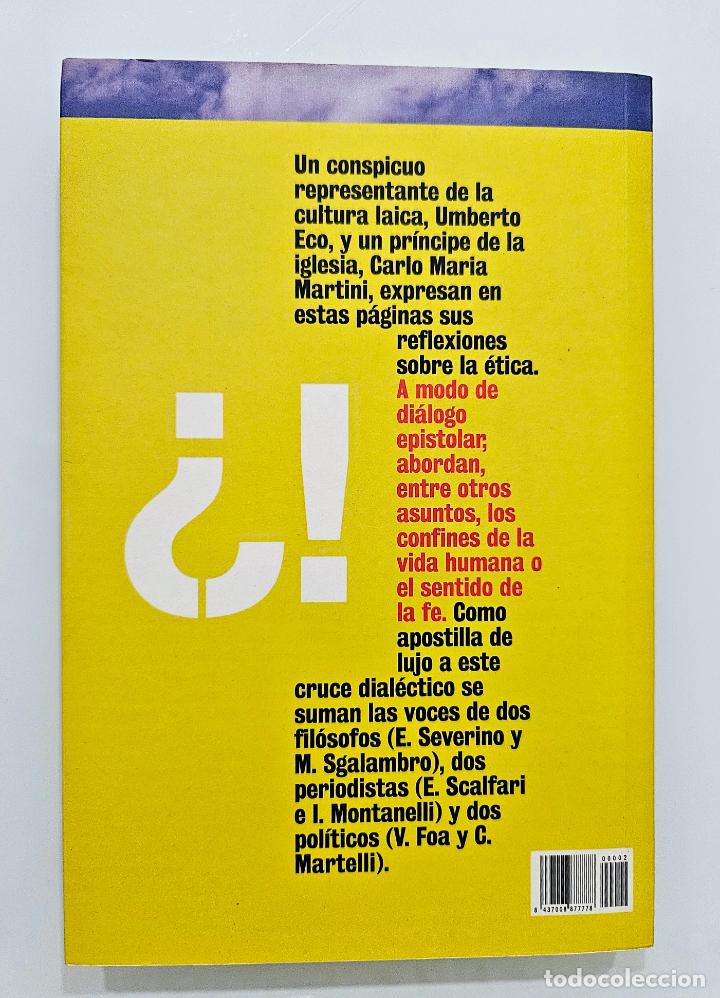 Libros de segunda mano: &iquest;En qu&eacute; creen los que no creen? | Umberto Eco | Editorial Publico, 2009 - Foto 5