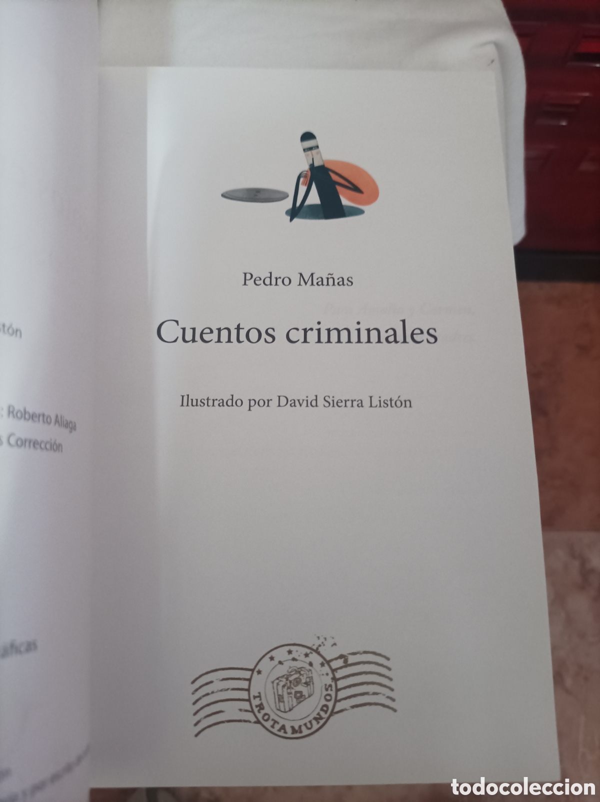 Libros de segunda mano: Cuentos criminales Pedro ma&ntilde;as David sierra list&oacute;n - Foto 5