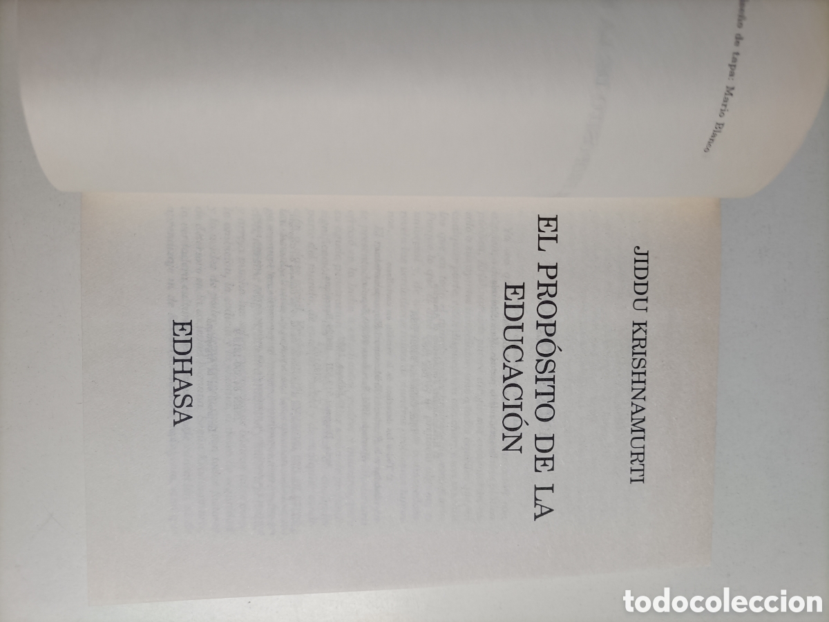 Libros de segunda mano: El prop&oacute;sito de la educaci&oacute;n Krishnamurti - Foto 6