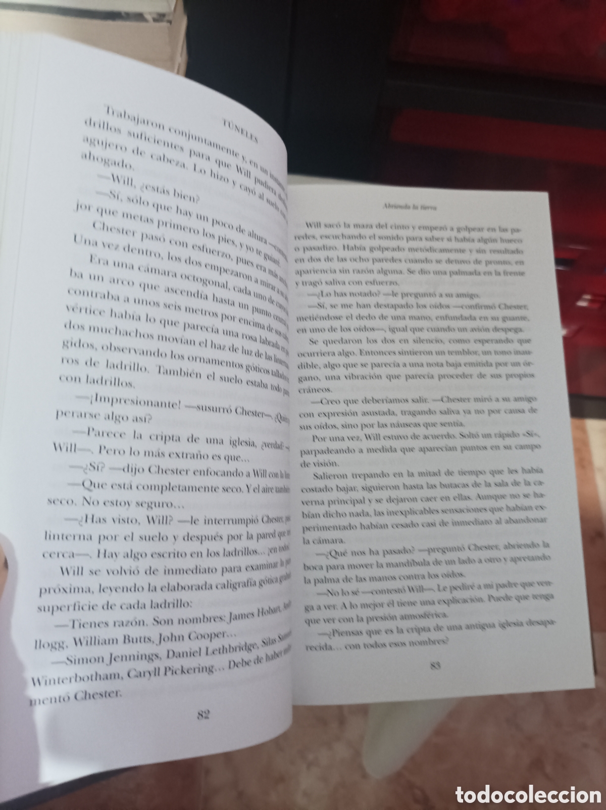Libros de segunda mano: T&uacute;neles roderick Gordon Brian Williams - Foto 4
