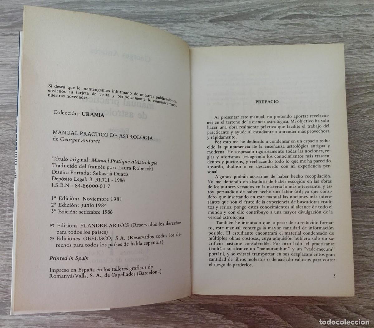 Libros de segunda mano: Libro Manual Practico De Astrologia - Foto 3