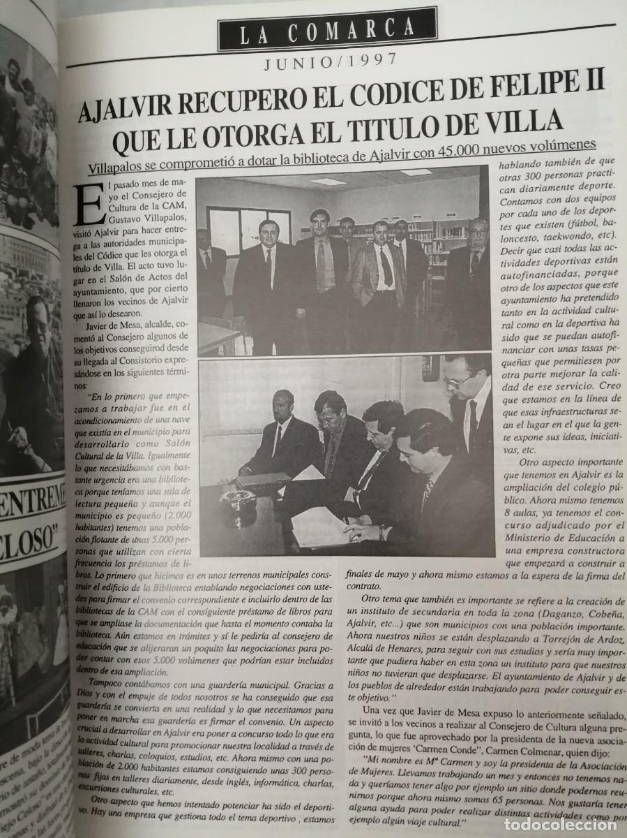 Libros de segunda mano: LA COMARCA 1995-2007: Ajalvir, 12 a&ntilde;os de Historia - Foto 5