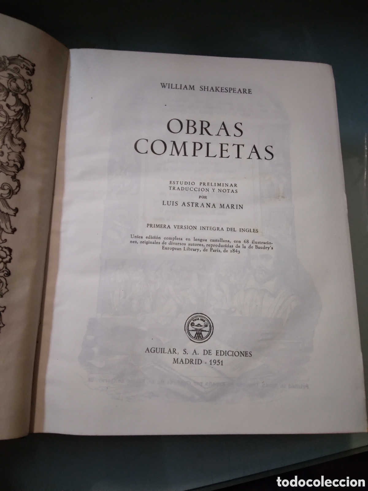 Libros de segunda mano: William Shakespeare, Obras completas, Aguilar, 1951 - Foto 2