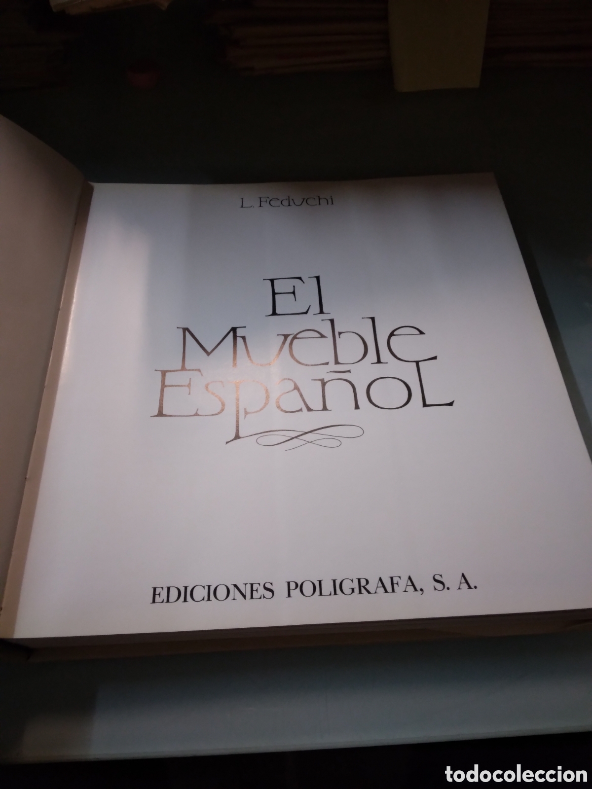 Libros de segunda mano: L. FEDUCHI, El mueble espa&ntilde;ol, Ediciones Poligrafa - Foto 2