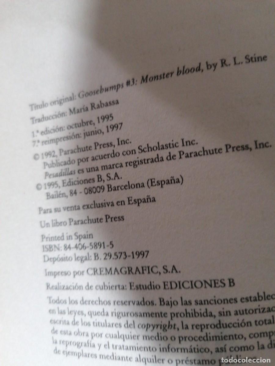Libros de segunda mano: PESADILLAS DE R. L. STINE - Foto 4